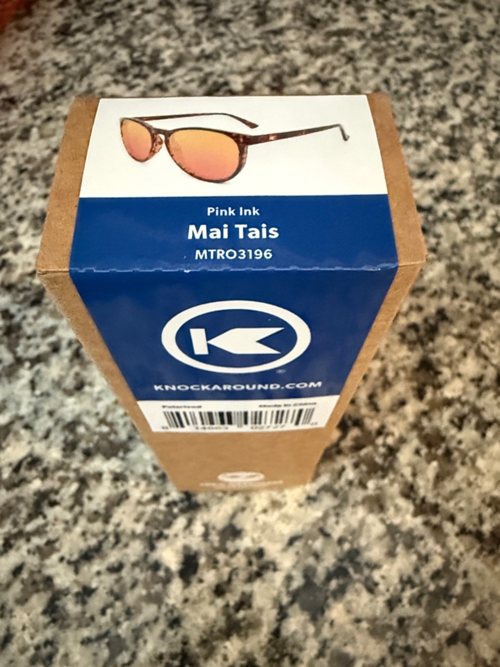 Knockaround Mai Tais Sunglasses - Pink Ink Lenses